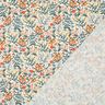 Musselin/ Doppel-Krinkel Gewebe Blumenwiese Digitaldruck | Poppy Fabrics – wollweiss/pfirsichorange,  thumbnail number 4