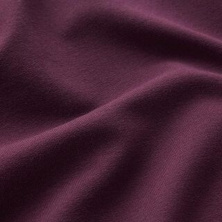 GOTS French Terry Sommersweat | Tula – aubergine, 