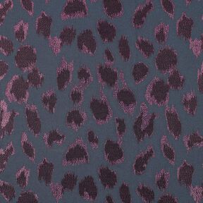 Jacquard Leo Metallic | Poppy Fabrics – anthrazit, 