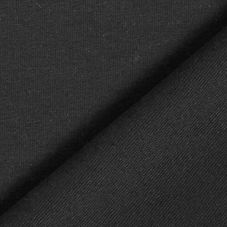 Leichter French Terry Uni – schwarz,  image number 5