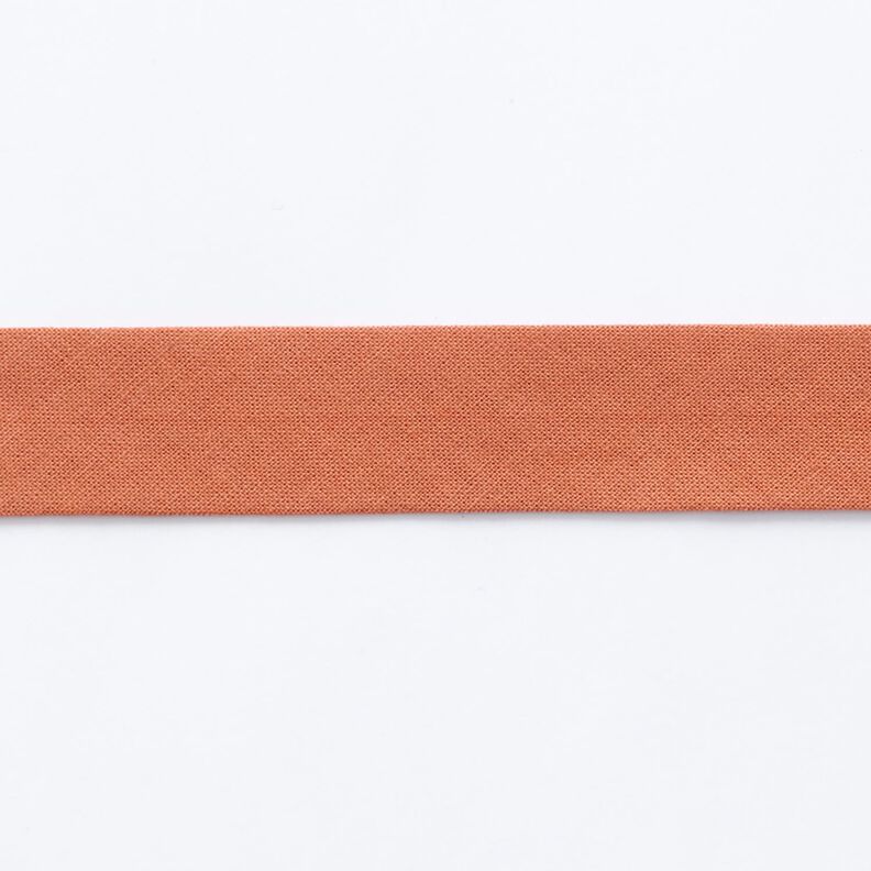 Schrägband Bio-Baumwolle [20 mm] – terracotta,  image number 1