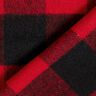 Mantelstoff Schottenkaro – rot/schwarz,  thumbnail number 4