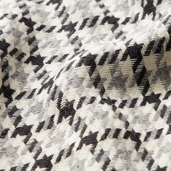 Wollmix Hahnentritt Tricolor – grau/schwarz, image number 2