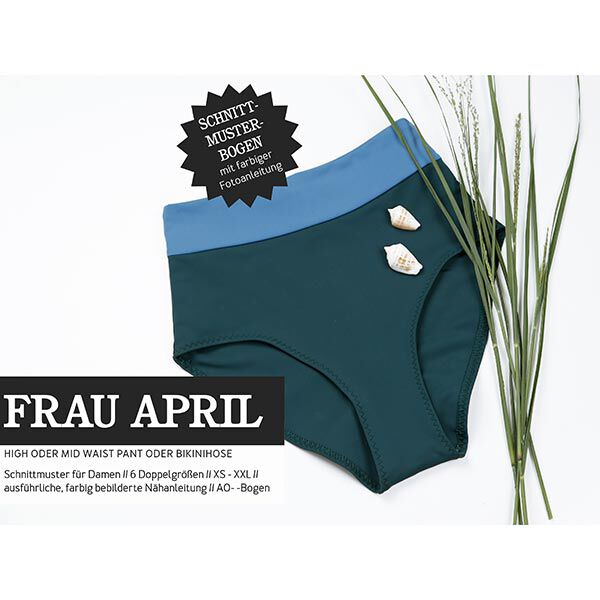 FRAU APRIL High und Mid Waist Pant oder Bikinihose | Studio Schnittreif | XS-XXL,  image number 1