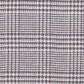 Mantelstoff Glencheck – anthrazit/rosa, 