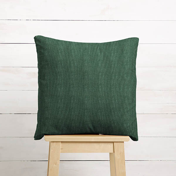 Polsterstoff Babycord – dunkelgrün | Reststück 100cm