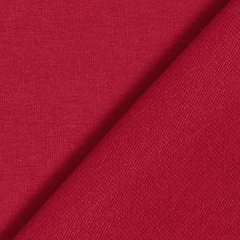 GOTS French Terry Sommersweat | Tula – bordeauxrot,  image number 3