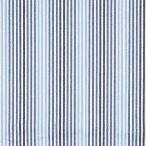 Denim Baumwoll-Mix Streifen | Poppy Fabrics – jeansblau/wollweiss, 
