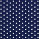 Baumwollpopeline mittellgroße Sterne – marineblau/weiss,  thumbnail number 1