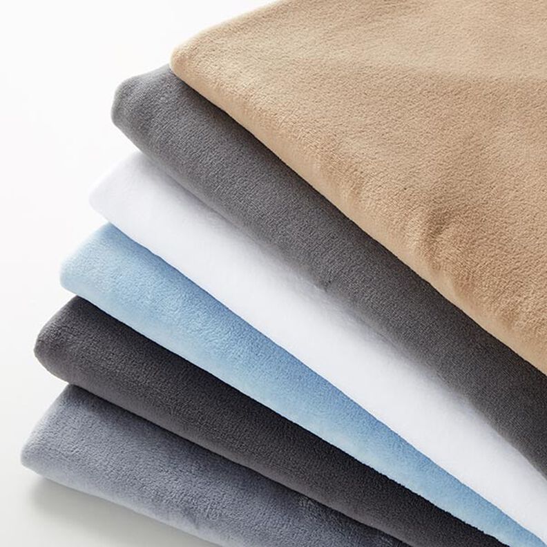 Kuschelfleece – dunkelbeige,  image number 5