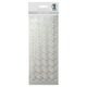 Kreativ-Sticker Hochzeitsringe [ 10 x 23 cm ] – silber,  thumbnail number 2