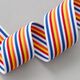 Gummiband [ 4 cm ] – weiss/signalrot,  thumbnail number 1