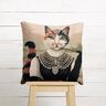 Dekopanel Gobelin elegante Katze – dunkelbeige/schwarz,  thumbnail number 6