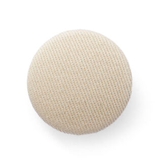 Bezogener Knopf, Baumwollköper 8 - beige, 