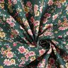 Beschichtete Baumwolle romantische Blumen – dunkelgrün,  thumbnail number 4