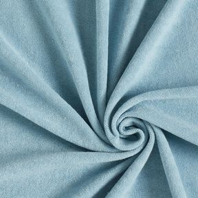 Frotteestoff Stretch Uni – hellblau, 