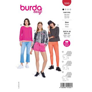 Bluse | Burda 5849 | 34-48, 