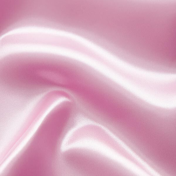 Polyestersatin – rosa | Reststück 50cm
