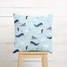 Dekostoff Halbpanama Tiere im Eis – babyblau/weiss,  thumbnail number 8