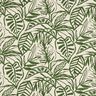 Dekostoff Halbpanama gemalte Monstera – creme/pinie,  thumbnail number 1