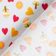 Baumwollpopeline Blumen, Sonnen, Herzen – silbergrau,  thumbnail number 4