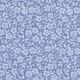 Baumwollpopeline Bi-Color-Blumen – jeansblau/hellblau,  thumbnail number 1