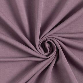 Leichter French Terry Uni – aubergine, 