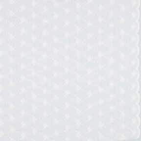 Baumwollstoff Lochstickerei Blümchenrauten | Poppy Fabrics – weiss, 