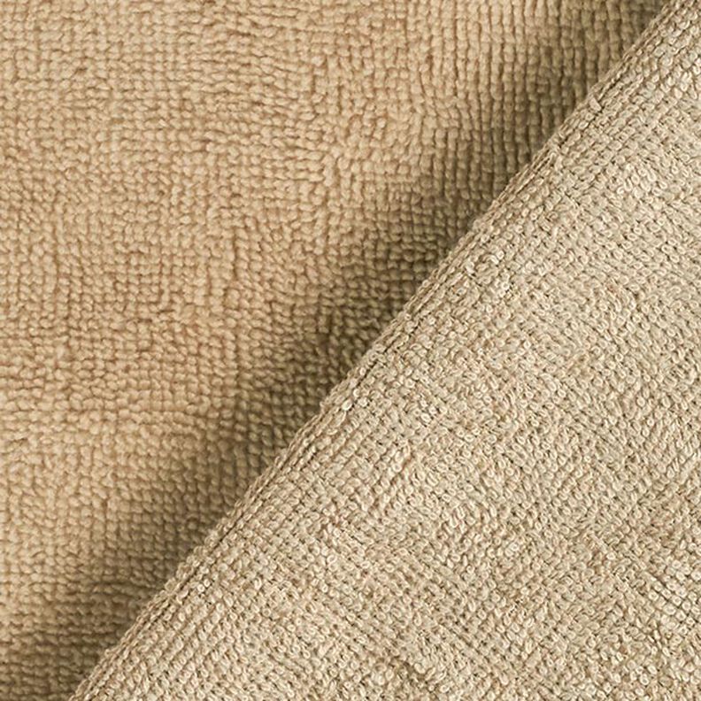 Kuschelfrottee Bambus Uni – beige,  image number 3