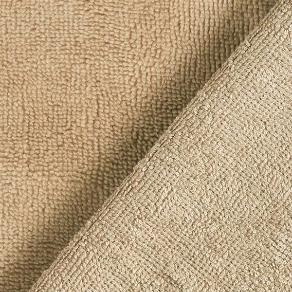 Kuschelfrottee Bambus Uni – beige,  image number 3