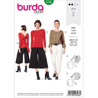 Shirt | Burda 6166 | 34-44, 