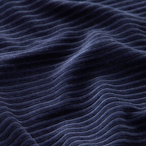 Breitcord Jersey Querrippen – marineblau, 