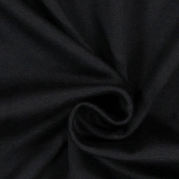 Romanit Jersey Klassisch – schwarz | Reststück 100cm
