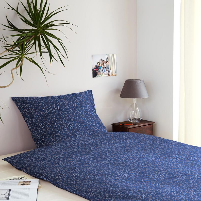 Baumwollstoff Cretonne Pünktchen – indigo,  image number 7
