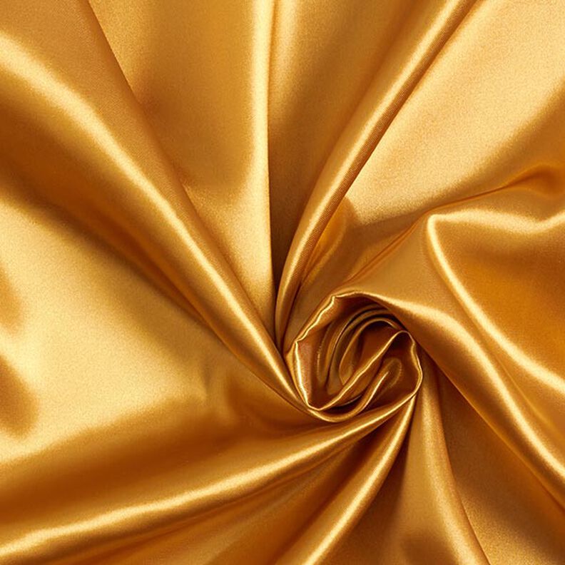 Polyestersatin – gold metallic,  image number 1