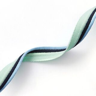 Paspelband Trio [ 15 mm ] – hellblau/mint, 