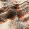 Mantelstoff bunte Karos – cashew/schwarzbraun,  thumbnail number 2