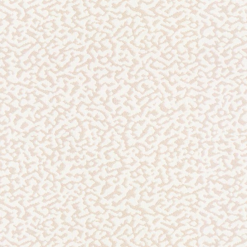 Möbelstoff Jacquard abstraktes Leomuster groß – creme/beige,  image number 1