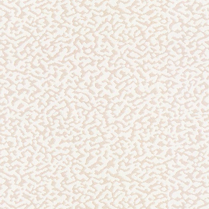 Möbelstoff Jacquard abstraktes Leomuster groß – creme/beige,  image number 1