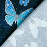 Baumwolljersey Schmetterlinge Farbverlauf | Glitzerpüppi – nachtblau,  thumbnail number 4