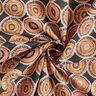Baumwollstoff Cretonne Ethno Kreise – anthrazit | Reststück 50cm,  thumbnail number 4