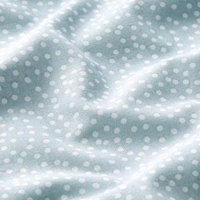 Baumwollstoff Cretonne unregelmäßige Punkte – babyblau, 