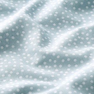 Baumwollstoff Cretonne unregelmäßige Punkte – babyblau, 