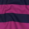 Dekostoff Canvas fröhliche Streifen – purpur/nachtblau,  thumbnail number 2