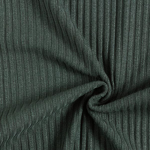 Rippenstrick – dunkelgrün | Reststück 100cm
