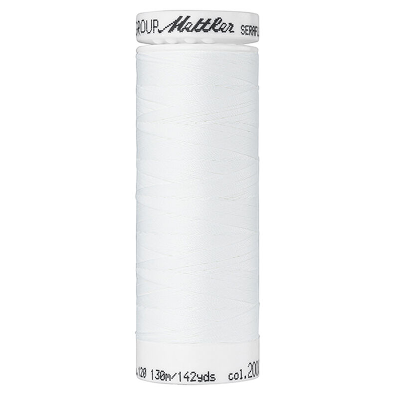Seraflex Nähgarn für elastische Nähte (2000) | 130 m | Mettler – weiss, image number 1