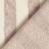 Frotteestoff Bambus Blockstreifen – mandel/helltaupe,  thumbnail number 5