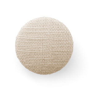 Bezogener Knopf, Leinen Medium – sand, 