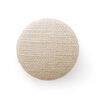 Bezogener Knopf, Leinen Medium – sand,  thumbnail number 1