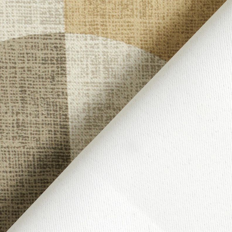 Verdunkelungsstoff abstrakte Bögen – khaki/helltaupe, image number 4